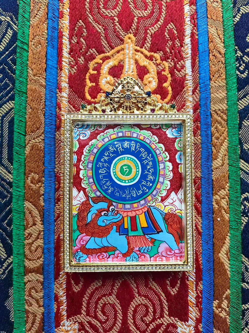 Ksitigarbha Mantra Wheel — Grounded in Vow
