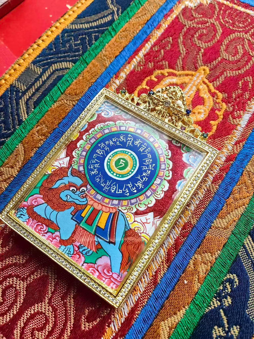 Ksitigarbha Mantra Wheel — Grounded in Vow
