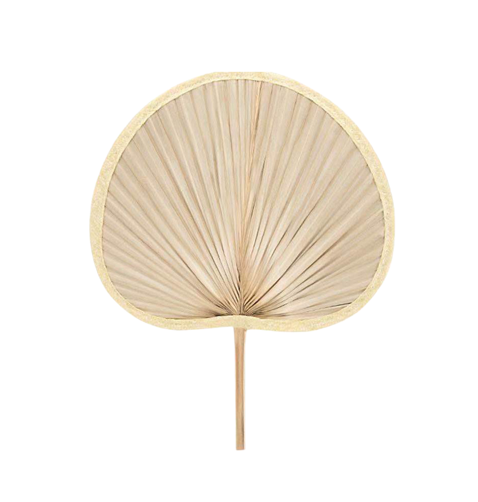 Handwoven Palm-Leaf Fan — A Gift with Purchase