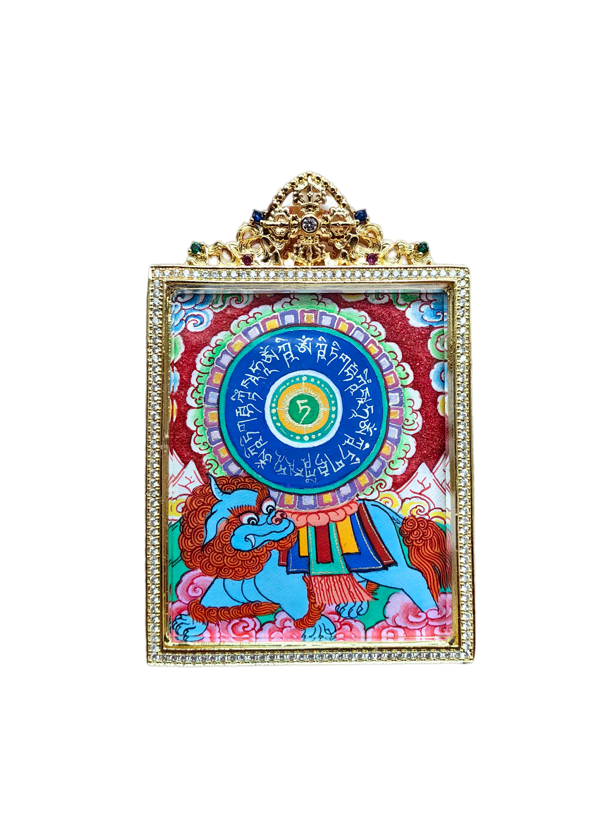 Ksitigarbha Mantra Wheel — Grounded in Vow