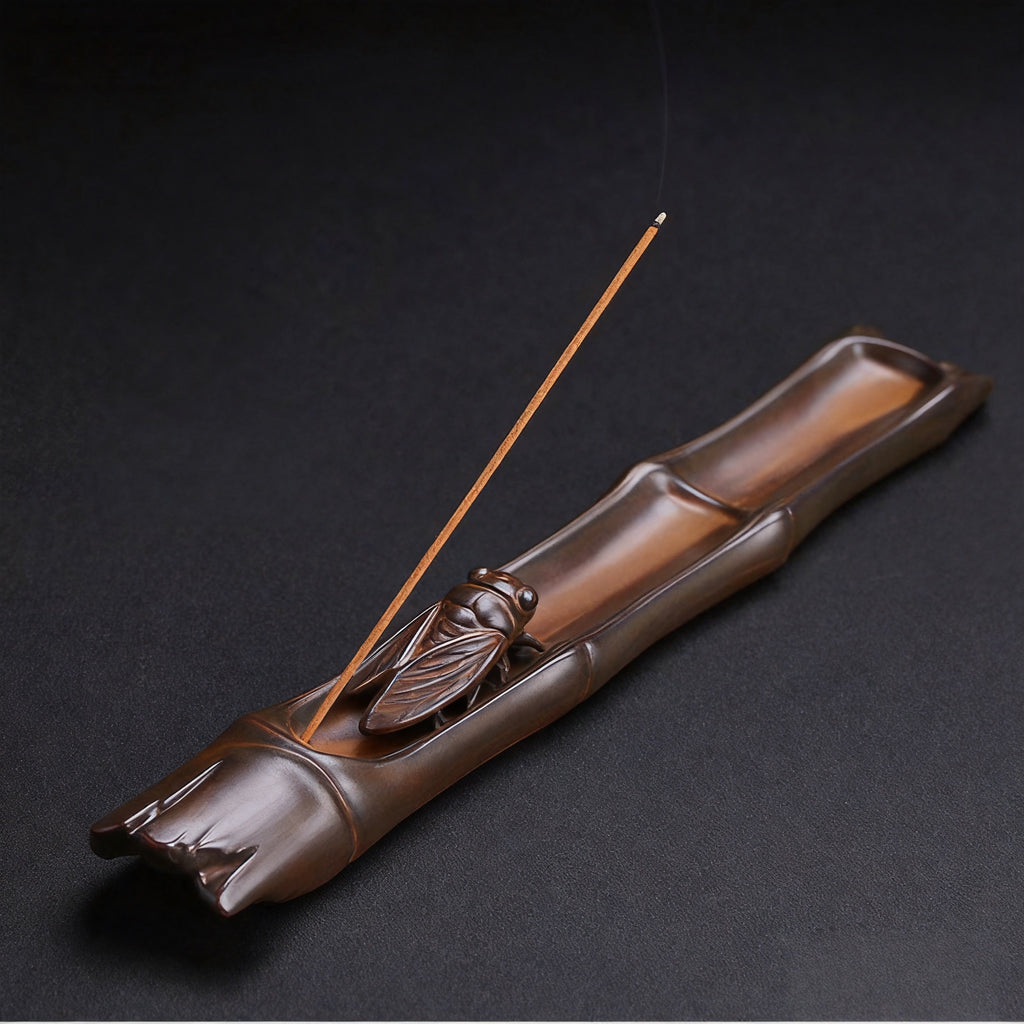 Bamboo Knot Incense Holder
