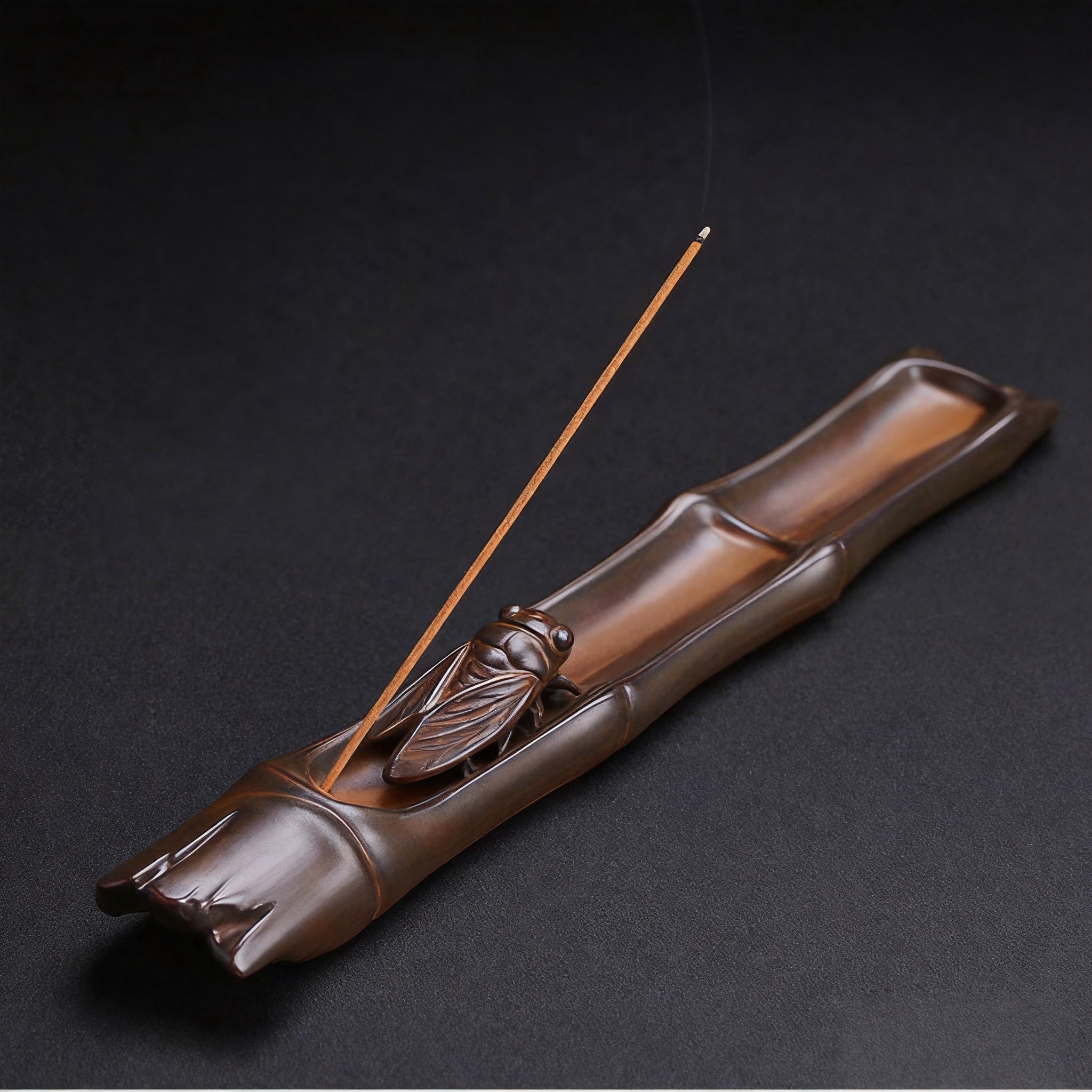 Bamboo Knot Incense Holder