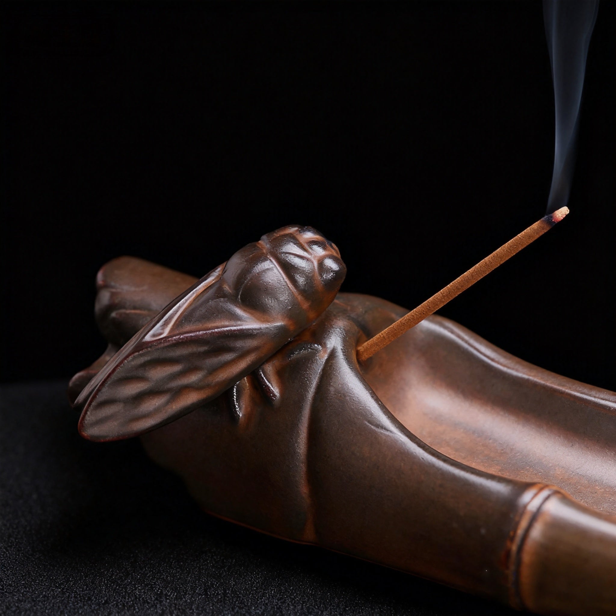 Bamboo Knot Incense Holder